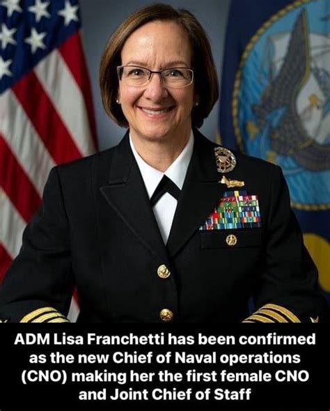 is lisa franchetti married|first female cno.